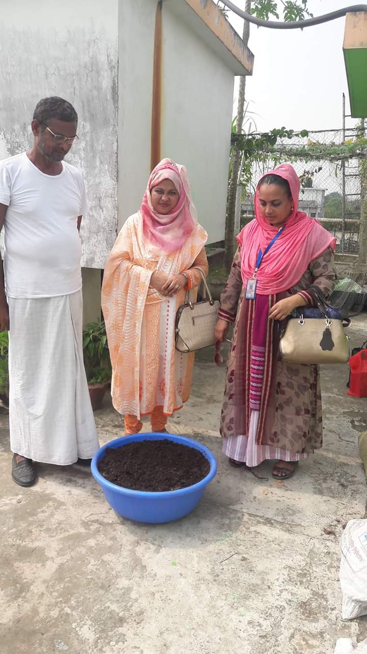 Vermivompost at rooftop